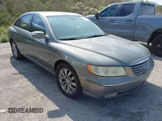 2007 Hyundai Azera SE with VIN KMHFC46F07A156589, listed as a IAAI auction lot 40896753 with 0 mi miles. Bid and sale history available at carsss.com. Image 1.