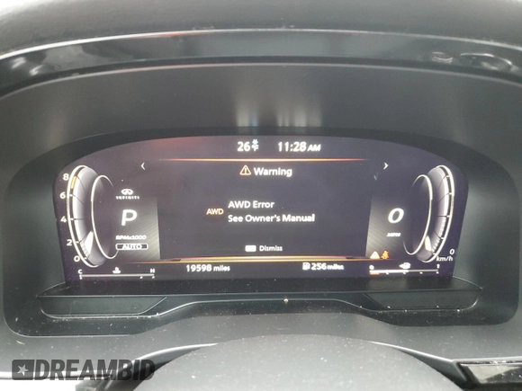 2022 Infiniti QX60 Autograph с VIN 5N1DL1HU8NC337832, выставлен на аукционе Copart как лот 43777725 с пробегом 19 598 миль миль и Списание • Salvage title. История ставок и продаж доступна на DreamBid. Изображение 9.