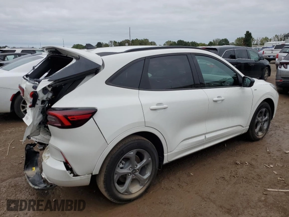 2024 Ford Escape ST-Line with VIN 1FMCU0MZ2RUA47977, listed as a Copart auction lot 71570504 with 1,297 mi miles and Clean Title. Bid and sale history available at DreamBid. Image 3.