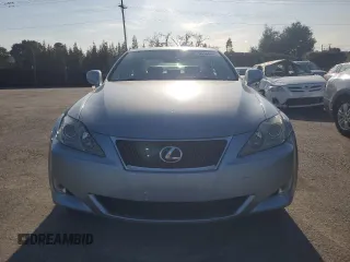 2006 Lexus IS 250 with VIN JTHCK262065003793, listed as a Copart auction lot 50196065 with 302,254 mi miles and Salvage Title. Bid and sale history available at DreamBid. Image 5.