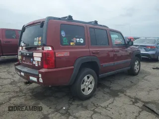 2007 Jeep Commander Sport with VIN 1J8HG48K17C702034, listed as a Copart auction lot 63183795 with 152,322 mi miles and Salvage title. Bid and sale history available at DreamBid. Image 3.