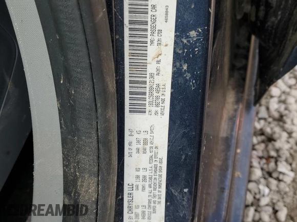 2008 Dodge Avenger SXT with VIN 1B3LC56R98N121309, listed as a Copart auction lot 47460895 with 132,190 mi miles and Salvage Title. Bid and sale history available at carsss.com. Image 12.