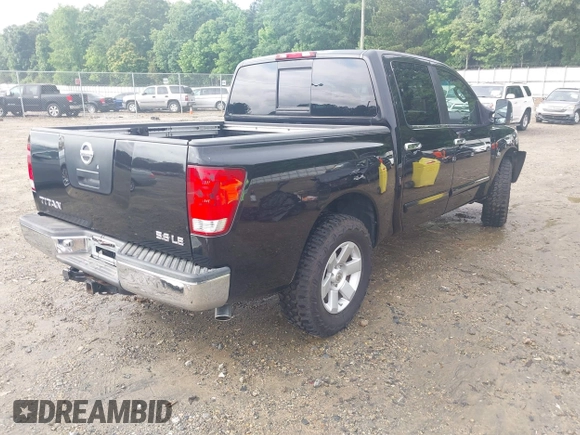 2004 Nissan Titan LE z VIN 1N6AA07A14N592255, wystawiony jako IAAI lot #42264477 z przebiegiem 191 259 mil mil oraz . Historia ofert i sprzedaży dostępna na DreamBid. Obrazek 4.