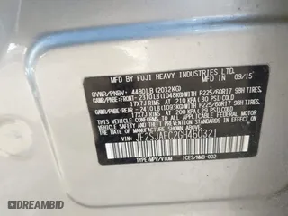 2016 Subaru Forester 2.5i Premium with VIN JF2SJAFC2GH460321, listed as a IAAI auction lot 41385422 with 120,373 mi miles. Bid and sale history available at carsss.com. Image 9.