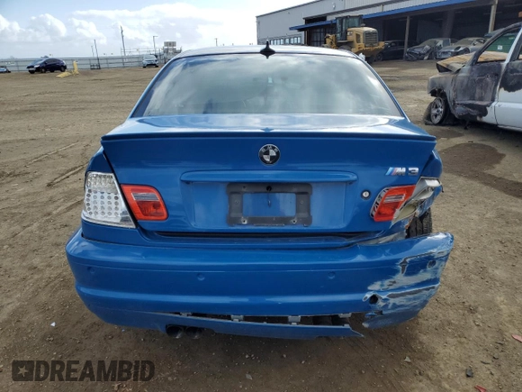 2002 BMW 3 Series M3 with VIN WBSBL93412JR13942, listed as a Copart auction lot 50762845 with Not Provided miles and Salvage Title. Bid and sale history available at DreamBid. Image 6.