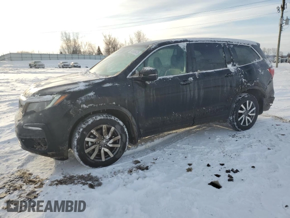 2022 Honda Pilot EX-L with VIN 5FNYF6H55NB035937, listed as a Copart auction lot 45306475 with 40,374 mi miles and Salvage Title. Bid and sale history available at carsss.com. Image 1.
