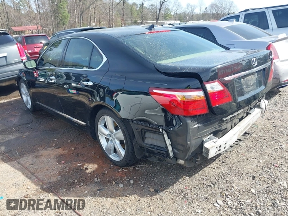 2011 Lexus LS 460 with VIN JTHBL5EF6B5105723, listed as a IAAI auction lot 41737131 with 186,131 mi miles and . Bid and sale history available at DreamBid. Image 3.