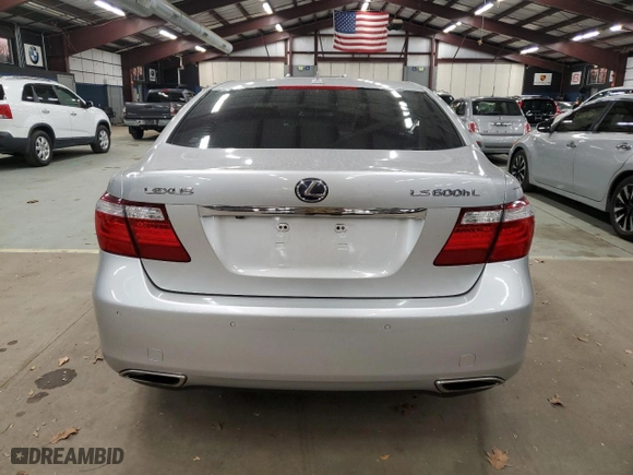 2008 Lexus LS 600h L with VIN JTHDU46F185002409, listed as a Copart auction lot 79900444 with NaN miles and Salvage Title. Bid and sale history available at carsss.com. Image 6.