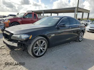 2016 BMW 5 Series 535i z VIN WBA5B1C51GG134592, wystawiony jako Copart lot #60241525 z przebiegiem 215 080 mil mil oraz Szkoda całkowita • Salvage title. Historia ofert i sprzedaży dostępna na DreamBid. Obrazek 1.