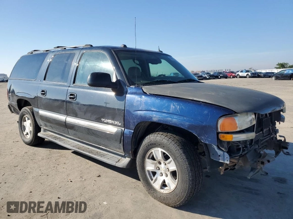 2005 GMC Yukon XL SLT with VIN 1GKFK16Z75J158678, listed as a Copart auction lot 50625435 with 217,013 mi miles and Salvage Title. Bid and sale history available at carsss.com. Image 4.