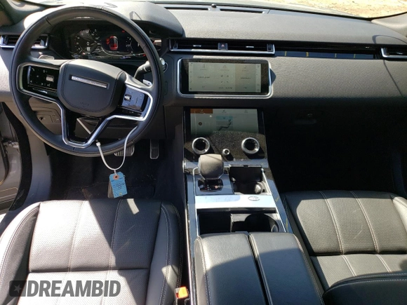 2021 Land Rover Range Rover Velar R-Dynamic S with VIN SALYT2EX5MA323352, listed as a Copart auction lot 46099283 with 14,030 mi miles. Bid and sale history available at carsss.com. Image 8.