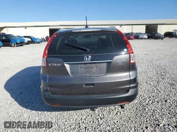 2014 Honda CR-V EX-L with VIN 2HKRM4H72EH668011, listed as a Copart auction lot 53187095 with 165,931 mi miles and Salvage Title. Bid and sale history available at carsss.com. Image 6.
