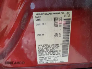 2015 Nissan Altima 2.5 z VIN 1N4AL3APXFC440345, wystawiony jako Copart lot #43915895 z przebiegiem 177 749 mil mil oraz Szkoda całkowita • Salvage title. Historia ofert i sprzedaży dostępna na DreamBid. Obrazek 14.