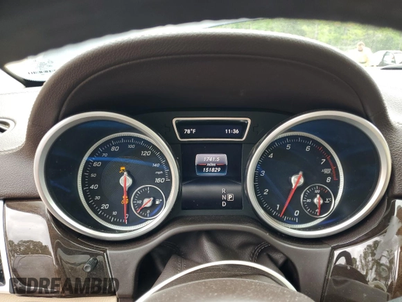 2017 Mercedes-Benz GLS 450 with VIN 4JGDF6EE0HA786200, listed as a Copart auction lot 59059465 with 151,829 mi miles and Salvage title. Bid and sale history available at DreamBid. Image 9.