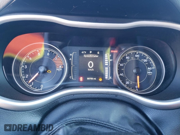 2016 Jeep Cherokee Altitude with VIN 1C4PJLCS3GW287612, listed as a Copart auction lot 46128365 with 99,793 mi miles and Salvage Title. Bid and sale history available at carsss.com. Image 9.