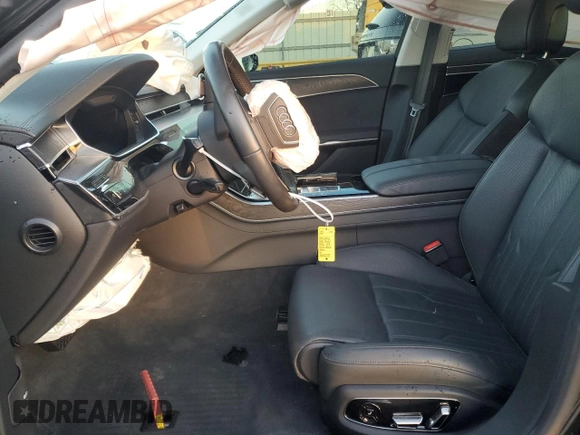 2020 Audi A8 L with VIN WAU8EAF82LN004241, listed as a Copart auction lot 86250664 with 0 mi miles and Salvage Title. Bid and sale history available at carsss.com. Image 7.