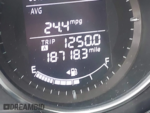 2015 Mazda CX-5 Touring with VIN JM3KE2CY4F0435563, listed as a IAAI auction lot 41311988 with 187,183 mi miles. Bid and sale history available at carsss.com. Image 15.