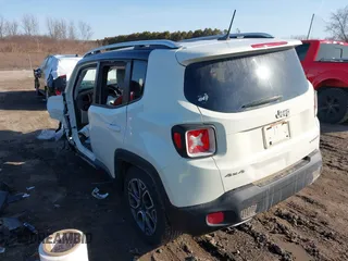 2015 Jeep Renegade Limited with VIN ZACCJBDT0FPB60568, listed as a IAAI auction lot 41782508 with 130,234 mi miles and . Bid and sale history available at DreamBid. Image 3.