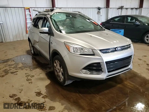 2016 Ford Escape Titanium with VIN 1FMCU9J9XGUC49553, listed as a Copart auction lot 54850245 with Not Provided miles and Salvage Title. Bid and sale history available at DreamBid. Image 14.