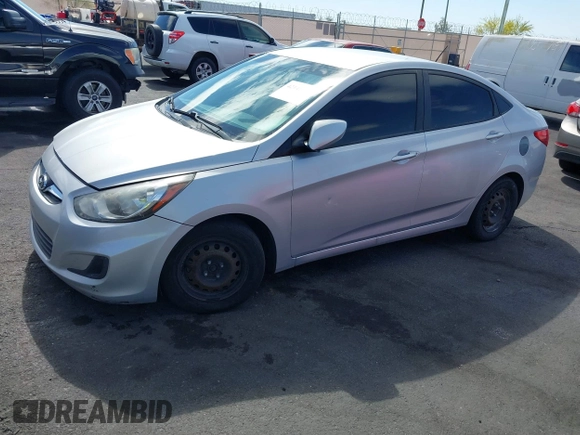 2014 Hyundai Accent GLS with VIN KMHCT4AE9EU688954, listed as a IAAI auction lot 42141664 with 99,041 mi miles. Bid and sale history available at carsss.com. Image 13.