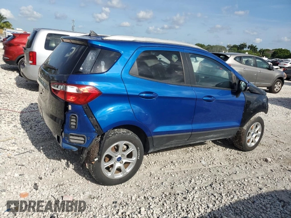 2021 Ford EcoSport SE with VIN MAJ3S2GE3MC456492, listed as a Copart auction lot 61745705 with Not provided miles and Non repairable. Bid and sale history available at DreamBid. Image 3.
