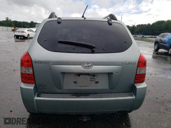 2008 Hyundai Tucson GLS with VIN KM8JM12B08U756098, listed as a Copart auction lot 66724864 with 161,364 mi miles and Salvage Title. Bid and sale history available at carsss.com. Image 6.