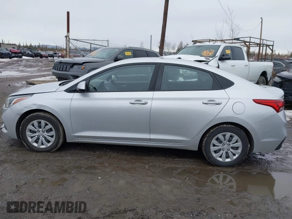 2019 Hyundai Accent SE with VIN 3KPC24A38KE069830, listed as a IAAI auction lot 42057953 with 57,240 mi miles. Bid and sale history available at carsss.com. Image 14.