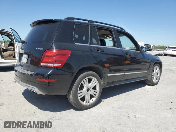 2015 Mercedes-Benz GLK 350 with VIN WDCGG8JB8FG414792, listed as a Copart auction lot 53422345 with 109,945 mi miles and Clean Title. Bid and sale history available at DreamBid. Image 3.