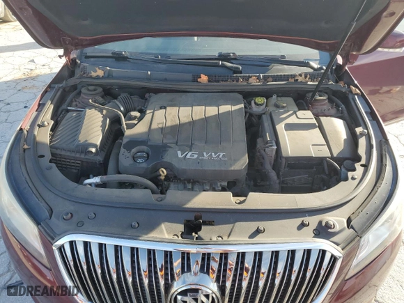 2014 Buick LaCrosse Premium I with VIN 1G4GE5G33EF268506, listed as a Copart auction lot 46103375 with 128,418 mi miles and Salvage Title. Bid and sale history available at carsss.com. Image 11.