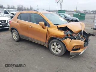 2017 Chevrolet Trax LT with VIN 3GNCJLSB2HL160221, listed as a IAAI auction lot 41187933 with 150,318 mi miles. Bid and sale history available at carsss.com. Image 1.
