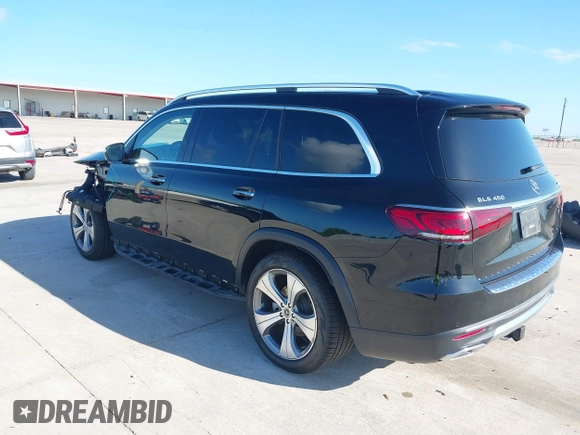 2020 Mercedes-Benz GLS 450 with VIN 4JGFF5KE7LA217344, listed as a IAAI auction lot 42593473 with 58,470 mi miles and . Bid and sale history available at DreamBid. Image 3.