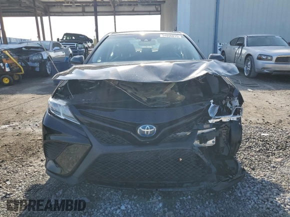 2019 Toyota Camry Hybrid LE z VIN 4T1B21HK1KU516390, wystawiony jako Copart lot #54856015 z przebiegiem 94 504 mil mil oraz Nie do naprawy • Non repairable. Historia ofert i sprzedaży dostępna na DreamBid. Obrazek 5.