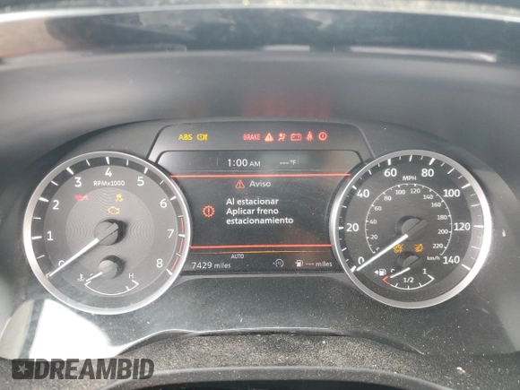 2024 Infiniti QX60 Pure with VIN 5N1DL1ES4RC340221, listed as a Copart auction lot 50804655 with 7,429 mi miles and Salvage title. Bid and sale history available at DreamBid. Image 9.