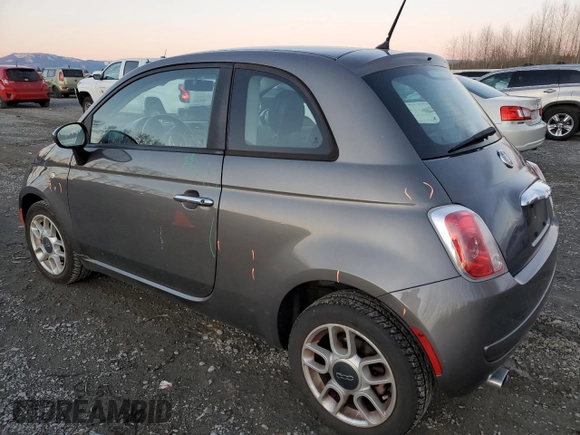 2012 FIAT 500 Pop with VIN 3C3CFFAR4CT277533, listed as a Copart auction lot 44550025 with 122,086 mi miles and Salvage title. Bid and sale history available at DreamBid. Image 2.