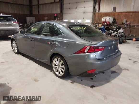 2015 Lexus IS 250 with VIN JTHCF1D21F5025433, listed as a IAAI auction lot 41458654 with 61,028 mi miles and . Bid and sale history available at DreamBid. Image 3.