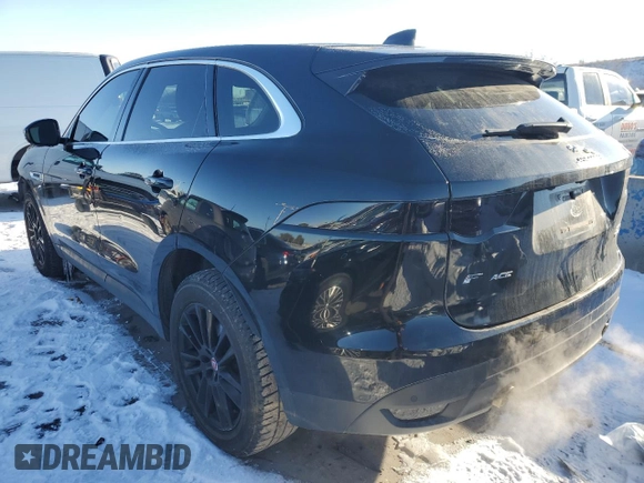 2020 Jaguar F-Pace 30t Prestige with VIN SADCK2GX0LA639228, listed as a Copart auction lot 88214485 with 76,447 mi miles and Salvage Title. Bid and sale history available at DreamBid. Image 2.