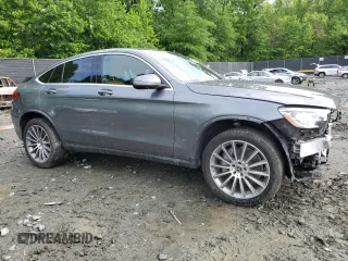 2021 Mercedes-Benz GLC 300 with VIN W1N0J8EB6MF919745, listed as a Copart auction lot 56663705 with 23,834 mi miles and Salvage title. Bid and sale history available at DreamBid. Image 4.