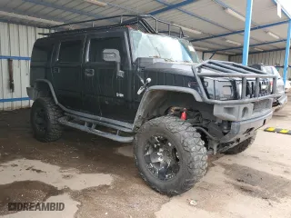 2006 Hummer H2 with VIN 5GRGN23U16H105309, listed as a Copart auction lot 67101374 with 86,809 mi miles and Salvage Title. Bid and sale history available at carsss.com. Image 4.
