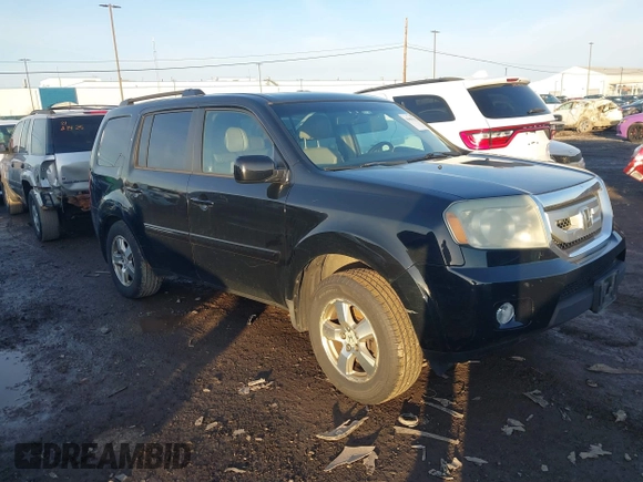2009 Honda Pilot EX-L with VIN 5FNYF48659B012032, listed as a IAAI auction lot 41801232 with 205,636 mi miles and . Bid and sale history available at carsss.com. Image 1.