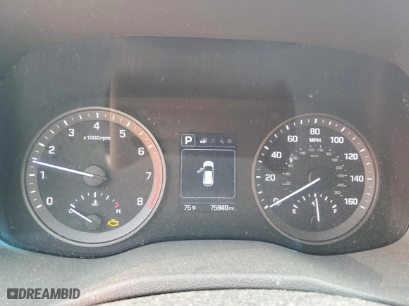 2017 Hyundai Tucson SE with VIN KM8J3CA49HU502200, listed as a Copart auction lot 53463195 with 75,840 mi miles and Clean Title. Bid and sale history available at carsss.com. Image 9.
