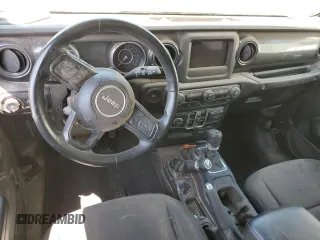 2022 Jeep Wrangler Unlimited Sport S with VIN 1C4HJXDG7NW119880, listed as a Copart auction lot 61948555 with 31,381 mi miles and Salvage title. Bid and sale history available at DreamBid. Image 8.