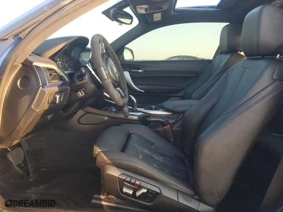 2017 BMW 2 Series M240i with VIN WBA2G1C34HV639283, listed as a Copart auction lot 75932744 with 43,470 mi miles and Salvage Title. Bid and sale history available at carsss.com. Image 7.