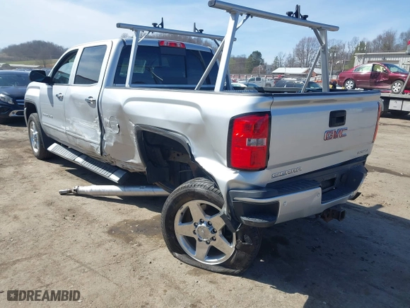 2015 GMC Sierra 2500HD Denali with VIN 1GT120EG3FF135791, listed as a IAAI auction lot 41854102 with 93,186 mi miles. Bid and sale history available at carsss.com. Image 3.