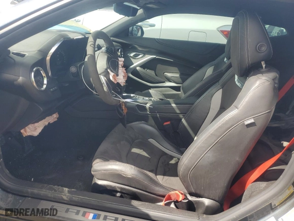 2021 Chevrolet Camaro 2SS with VIN 1G1FG1R79M0103296, listed as a Copart auction lot 46219015 with 32,703 mi miles and Salvage Title. Bid and sale history available at carsss.com. Image 7.