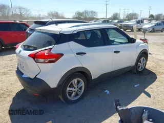 2019 Nissan Kicks S with VIN 3N1CP5CU6KL514318, listed as a IAAI auction lot 41655750 with 79,034 mi miles and . Bid and sale history available at carsss.com. Image 4.