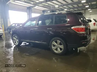 2013 Toyota Highlander Limited with VIN 5TDDK3EH5DS227165, listed as a Copart auction lot 61362485 with 94,258 mi miles and Salvage title. Bid and sale history available at DreamBid. Image 2.