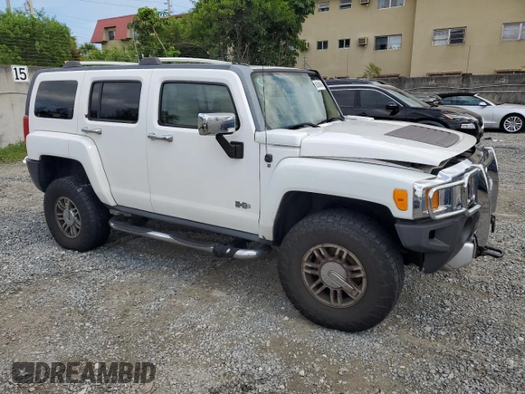 2008 Hummer H3 SUV with VIN 5GTEN13E388168306, listed as a Copart auction lot 60080494 with 185,700 mi miles and Salvage Title. Bid and sale history available at carsss.com. Image 4.