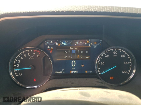 2023 Ford F-150 XL with VIN 1FTEW1C51PFC29408, listed as a Copart auction lot 61095515 with 53,008 mi miles and Clean title. Bid and sale history available at DreamBid. Image 9.