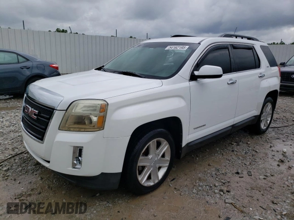 2011 GMC Terrain SLT-1 with VIN 2CTFLVEC2B6381768, listed as a Copart auction lot 54162195 with 156,353 mi miles and Non repairable. Bid and sale history available at DreamBid. Image 1.
