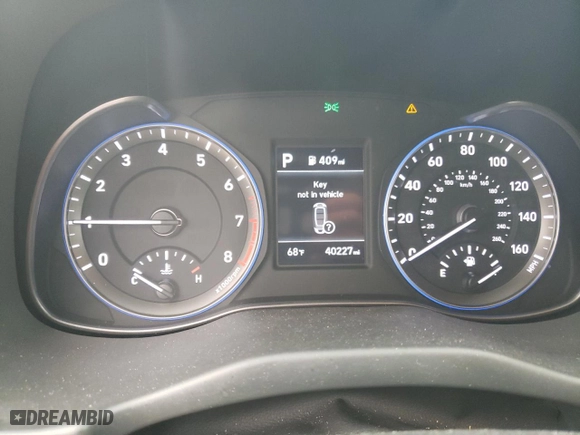 2020 Hyundai Kona SEL with VIN KM8K22AA6LU517950, listed as a Copart auction lot 85195604 with 40,227 mi miles and Non Repairable. Bid and sale history available at carsss.com. Image 9.
